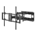 Manhattan Wall Mount for TV & Monitors (Full Motion), For screens 37" to 120", VESA compatability: all between 200x200mm and 900x600mm - check the dimensions of the four mounting holes on back of screen to ensure it fits, Max 120kg, Black, Bracket, Lifeti