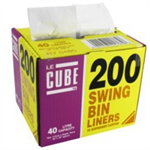 Le Cube LE CUBE SWING BIN LINERS PK200