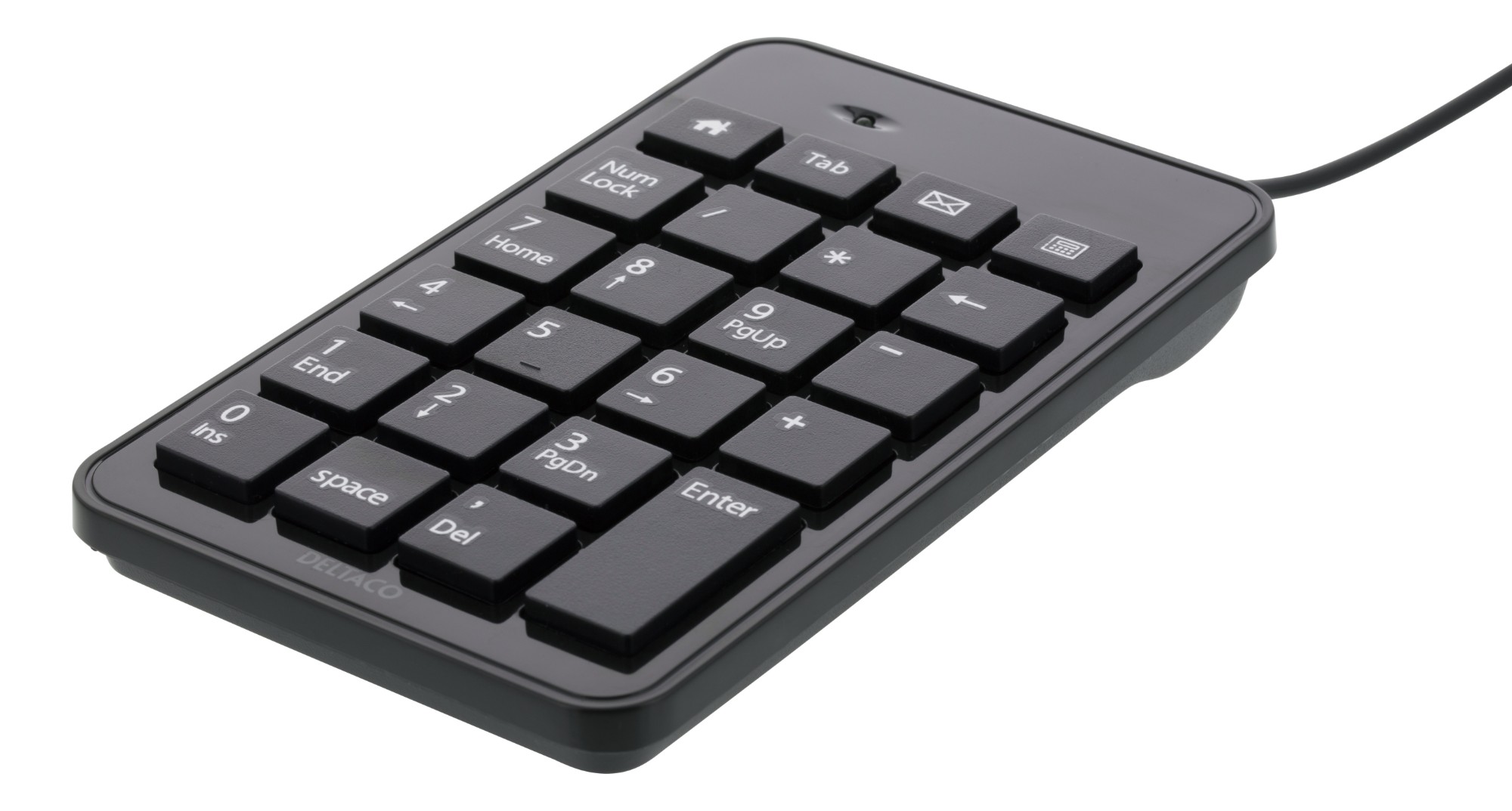 EU Product - Numeric Keyboard, 23 keys, 4 hotkeys - Black thumbnail