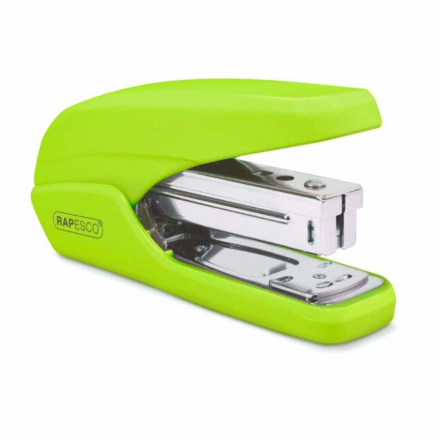 Image of Rapesco X5-25ps Flat clinch Green