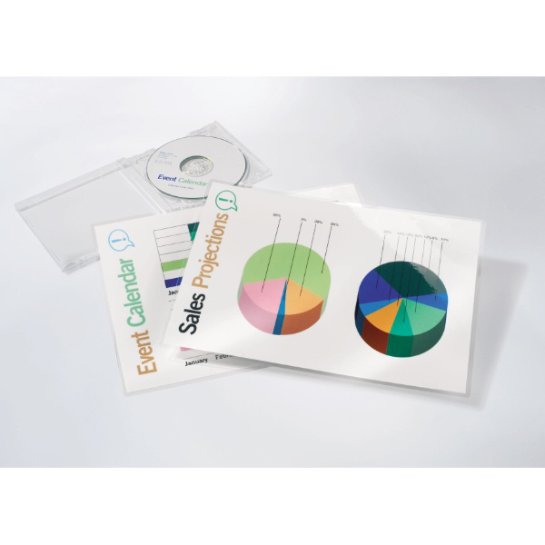 GBC Document Laminating Pouches A4 2x75 Micron Gloss (25)