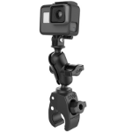 RAM Mounts Tough-Claw Small Clamp Mount with Universal Action Camera Adapter