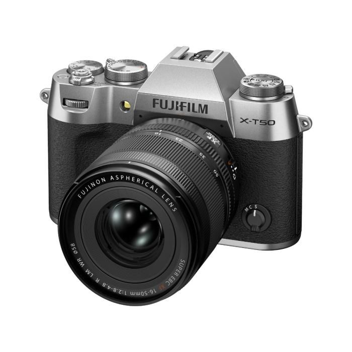 X-T50 Mirrorless Digital Camera - Silver - Camera + 16-50mm Lens thumbnail