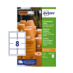 Avery AVERY UL RES LABELS 74X105MM PK160