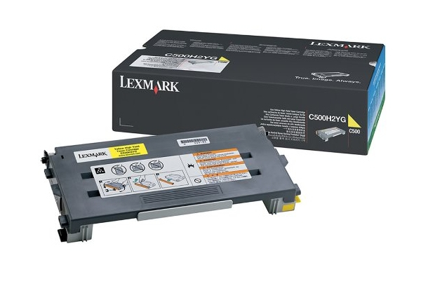 Lexmark C500H2YG Toner yellow, 3K pages/5% for Lexmark C 500
