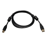 Tripp Lite U023-006 USB 2.0 A to B Cable with Ferrite Chokes (M/M), 6 ft. (1.83 m)