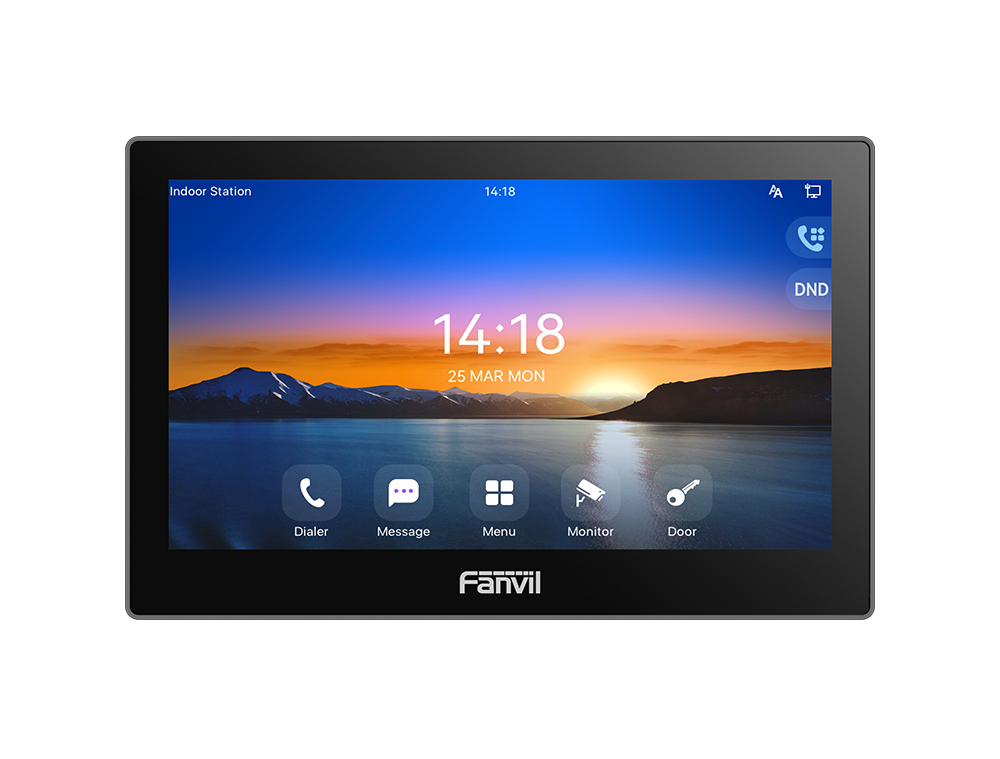 Fanvil i504 video intercom system 17.8 cm (7") Black