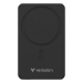 Verbatim Charge 'n' Go Essentials Magnetic Wireless Power Bank 5000 mAh Black