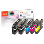 Peach PI500-179 inktcartridge 5 stuk(s) Compatibel Normaal rendement Blauw, Cyaan, Magenta, Geel