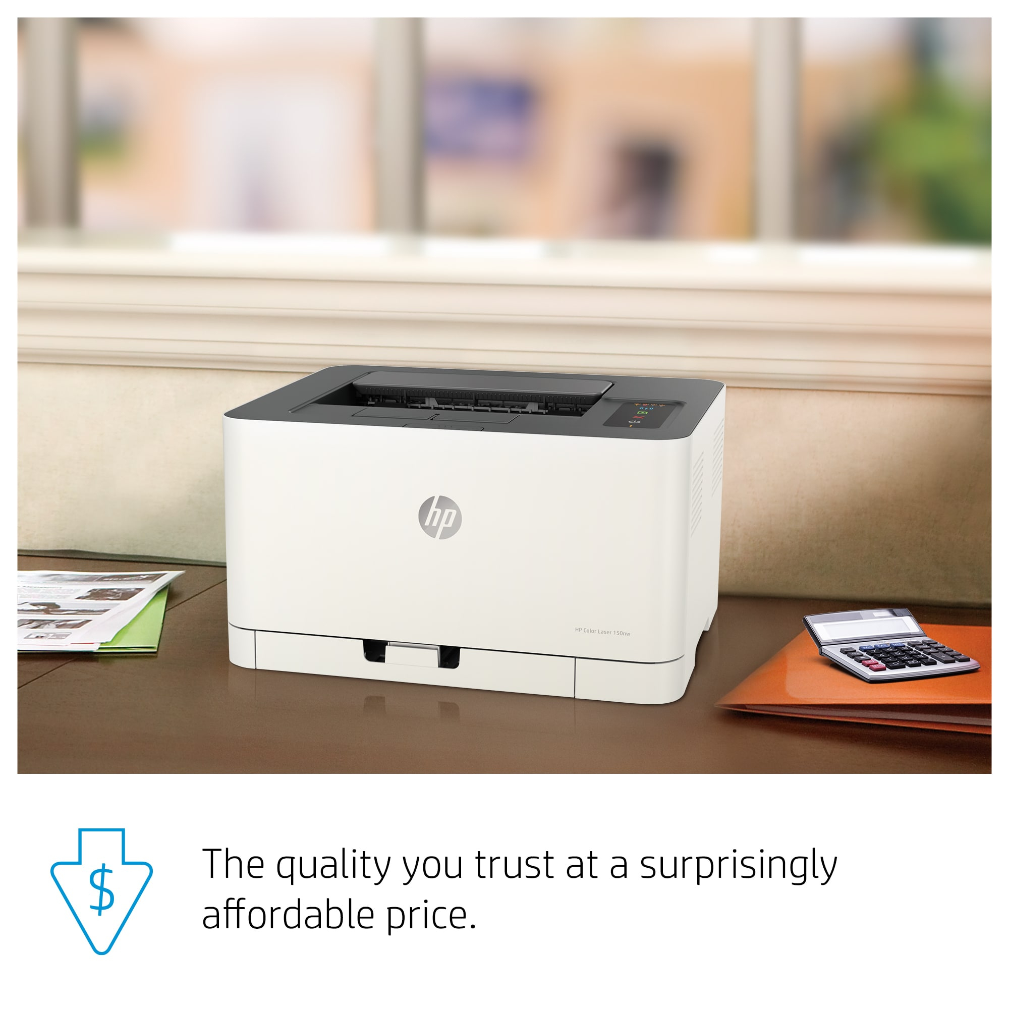 HP Color Laser 150nw A4 Wireless Colour Laser Printer 4ZB95A
