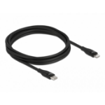 DeLOCK Data and charging cable USB Type-C to Lightning for iPhone, iPad and iPod black 2 m MFi
