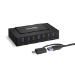 Plugable Technologies USBC-HUB7BC interface hub USB 3.2 Gen 1 (3.1 Gen 1) Type-C 5000 Mbit/s Black