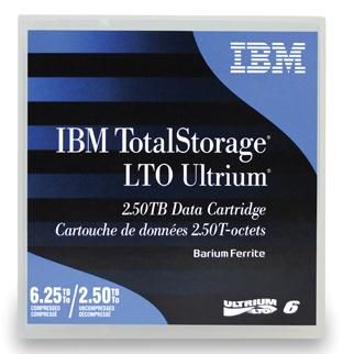Image of IBM LTO Ultrium 6 Blank data tape 2500 GB