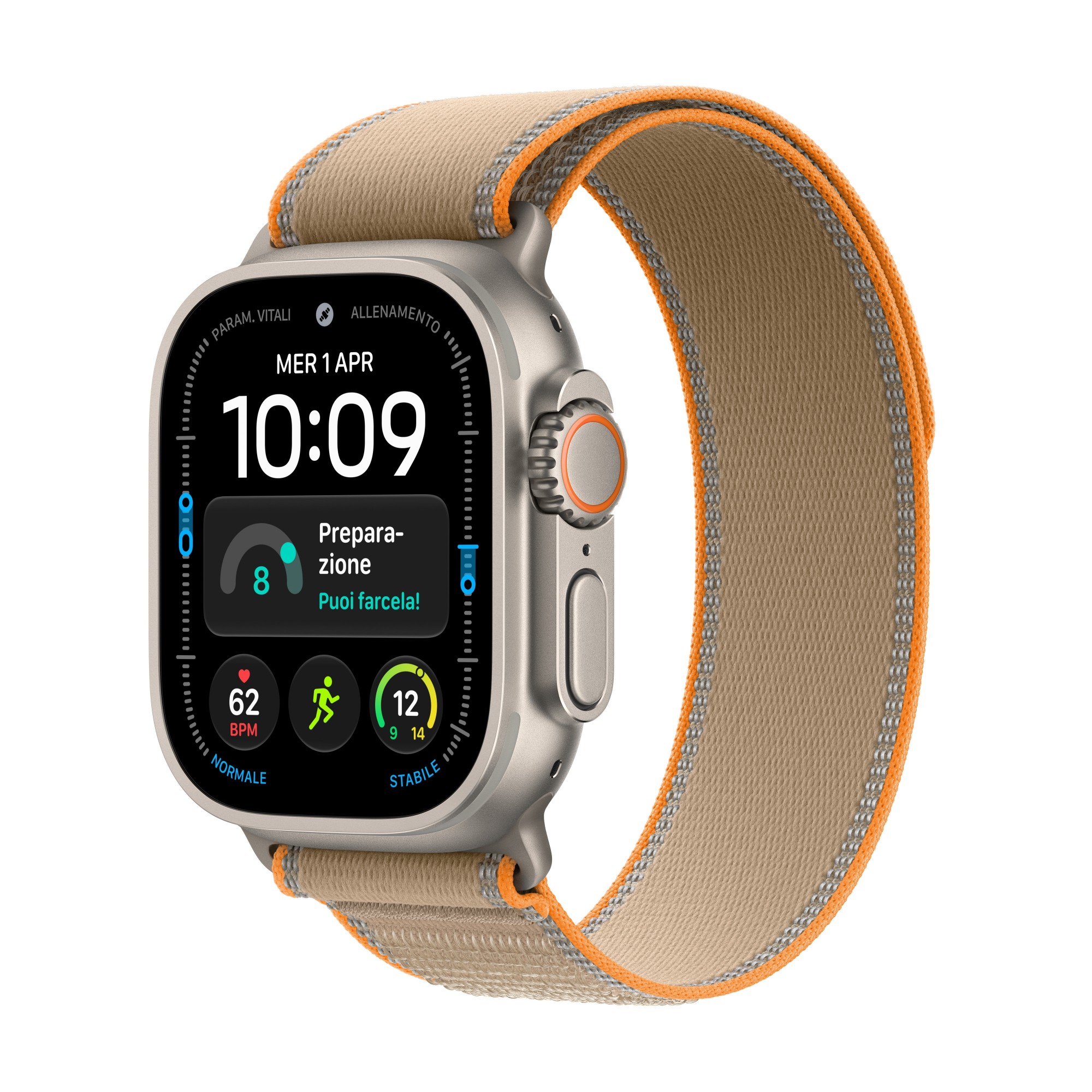 Apple Watch Ultra 4 GPS + Cellular 49mm Natural Titanium Case with San