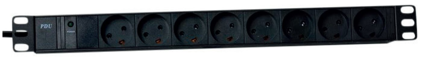 Lanview LVR261881D power distribution unit (PDU) 8 AC outlet(s) 1U Black