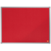 Nobo 1915202 prikbord Vast bulletinboard Rood Vilt
