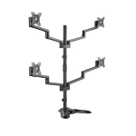 Brateck LDT72-T048 PREMIUM ALUMINUM ARTICULATING MONITOR STAND, from 17'-32', weight capacity 6kg, 180° Rotation (LS)