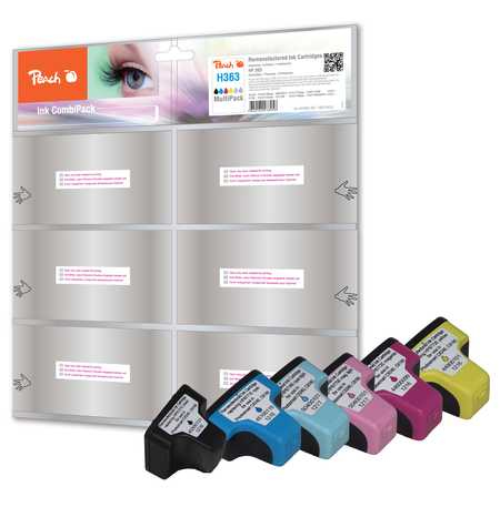 Image of Peach 319010 ink cartridge 5 pc(s) Black, Cyan, Light Cyan, Light...