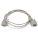 Monoprice 448 serial cable Gray 70.9" (1.8 m) DB 9