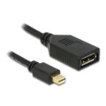 DeLOCK 65554 DisplayPort cable 0.21 m Mini DisplayPort Black