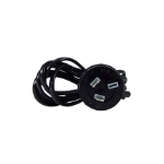 Moxa PWC-C13AU-3B-183 power cable Black 1.83 m Power plug type I C13 coupler