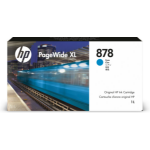 HP 312Z2A/878 Ink cartridge cyan 1000ml for HP PageWide XL Pro 5200/8200
