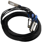 Mikrotik XQ+BC0003-XS+ InfiniBand cable 3 m QSFP28 4x SFP28 Black, Chrome  Chert Nigeria
