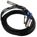 Mikrotik XQ+BC0003-XS+ InfiniBand cable 3 m QSFP28 4x SFP28 Black, Chrome