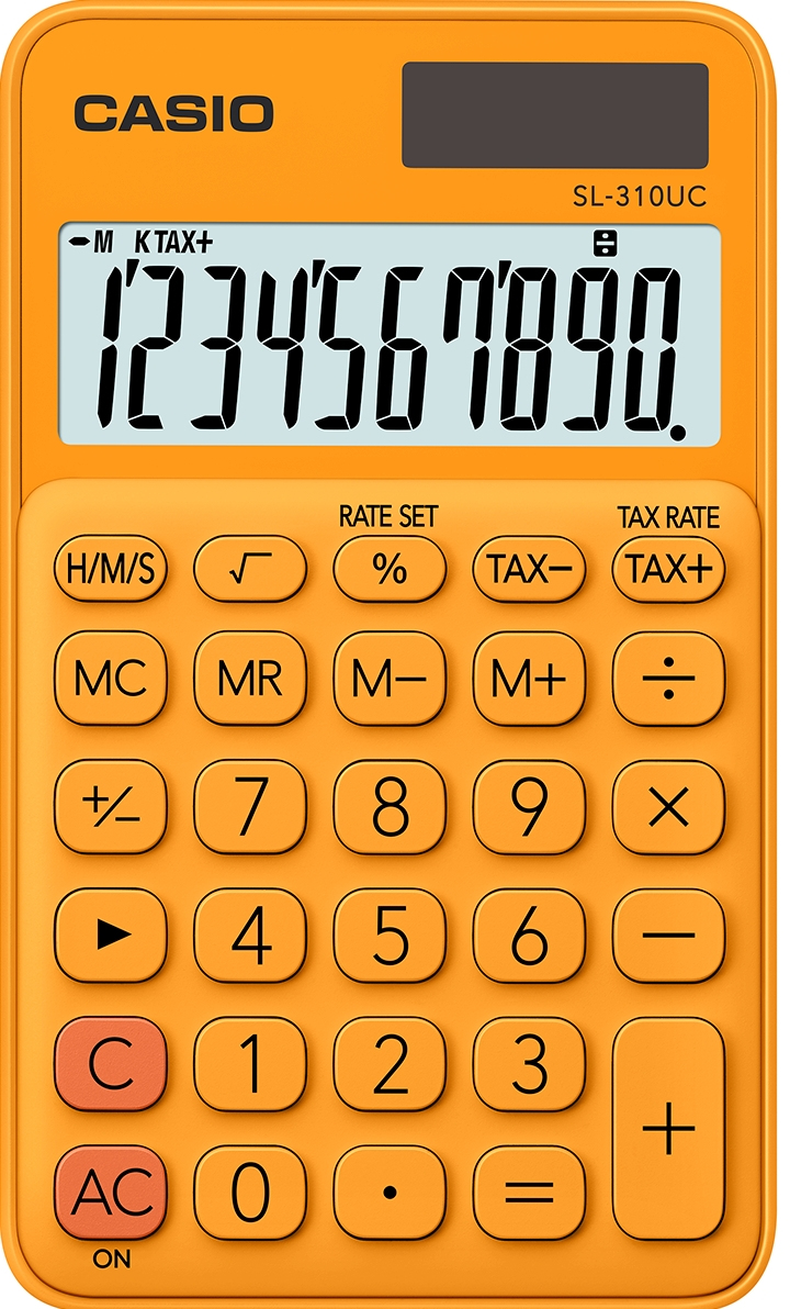 Image of Casio SL-310UC-RG calculator Pocket Basic Orange