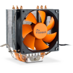 Dynatron Argus SU-200 Processor Cooler 9.2 cm Black, Orange