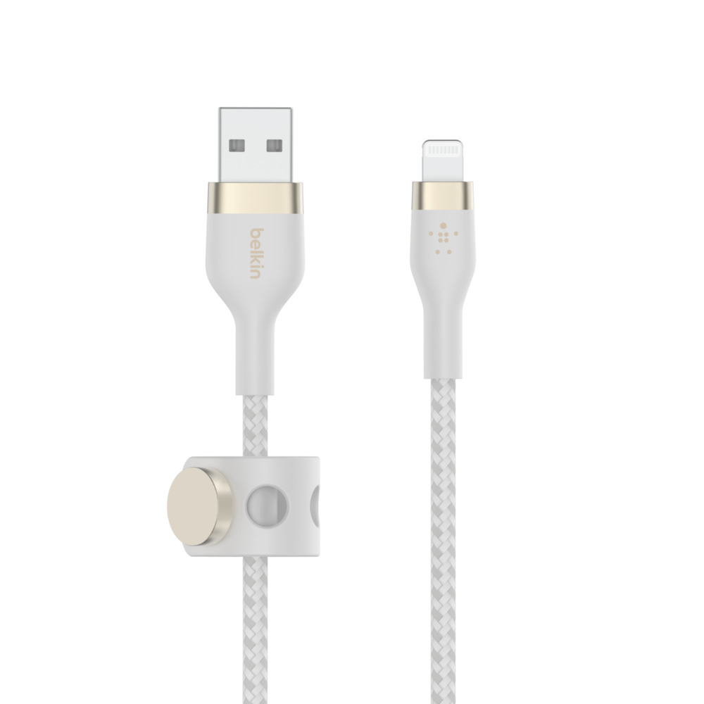 Photos - Cable (video, audio, USB) Belkin CAA010BT3MWH lightning cable 3 m White 