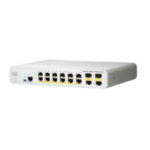 Cisco Catalyst WS-C2960C-12PC-L Managed L2 Fast Ethernet (10/100) Power over Ethernet (PoE) White