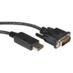 ROLINE DisplayPort Cable, DP M - DVI M 2 m