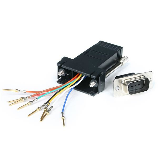 Image of StarTech.com DB9 to RJ45 Modular Adapter - M/F