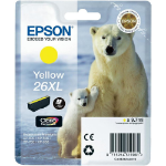 Epson Polar bear Singlepack Yellow 26XL Claria Premium Ink