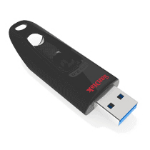 SanDisk Ultra, 64GB USB flash drive USB Type-A 3.2 Gen 1 (3.1 Gen 1) Black