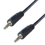 Computer Gear 20m 2 x 3.5mm audio cable Black