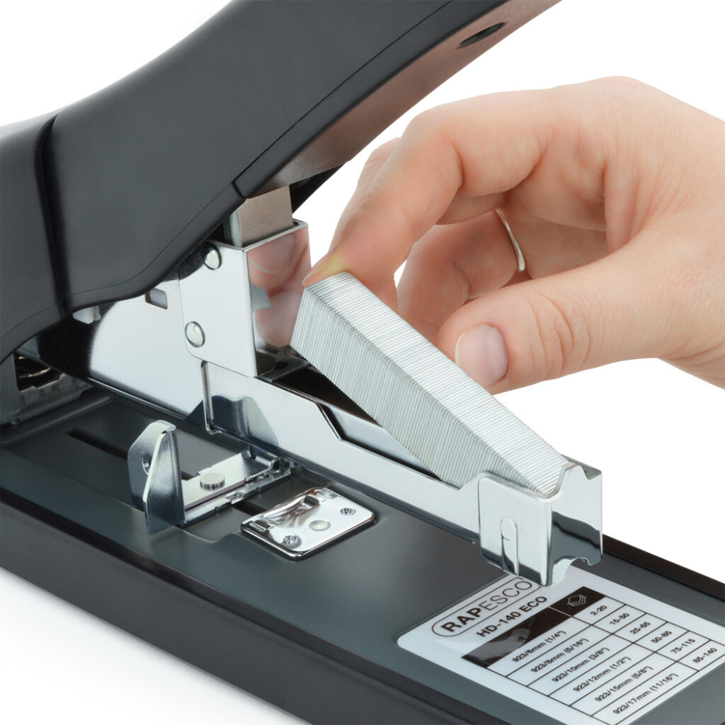 Rapesco 1550 stapler Standard clinch Black