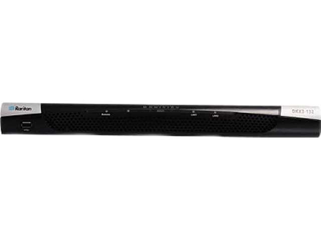Raritan Dominion KX III KVM switch Rack mounting Black
