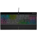 Corsair K55 RGB PRO XT keyboard Gaming USB QWERTY German Black