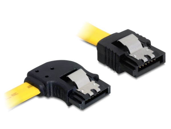 Image of DeLOCK 0.3m SATA M/M SATA cable Yellow
