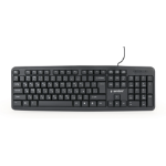 Gembird KB-U-103-UA toetsenbord Thuis/Werk USB QWERTY Oekraïens Zwart