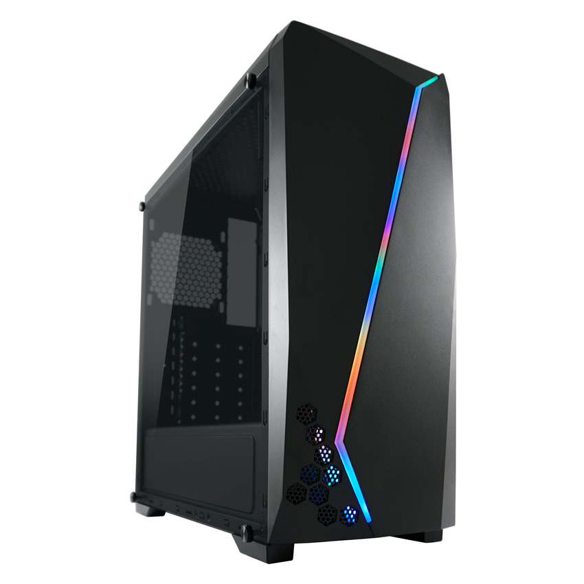 Image of LC-Power Gaming 700B - Hexagon Midi Tower Black
