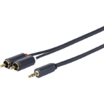 Vivolink PROMJRCA15 audio cable 15 m 3.5mm 2 x RCA Black  Chert Nigeria