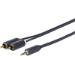 Vivolink PROMJRCA15 audio cable 15 m 3.5mm 2 x RCA Black