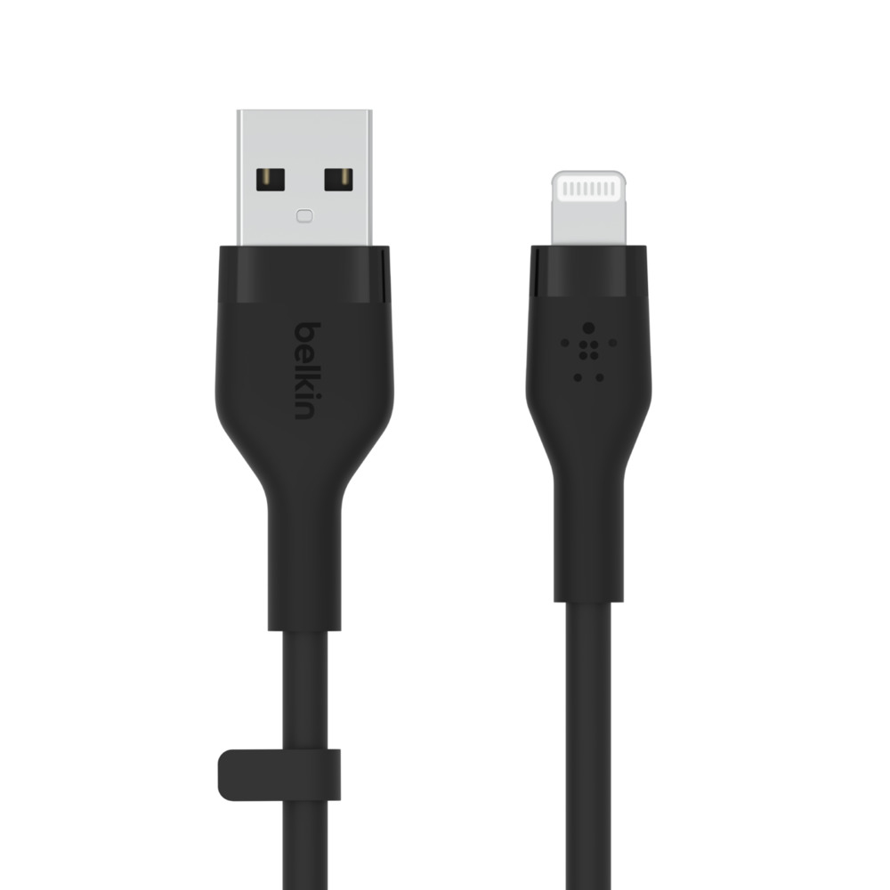 Image of Belkin Cbl Silicqe USB-A LTG 2M noir Black