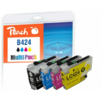 Peach PI500-389 ink cartridge 4 pc(s) Original Standard Yield Black, Cyan, Magenta, Yellow