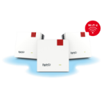 FRITZ! Mesh Set FRITZMESH SET 1600 3-PACK EDITION INTERNATIONAL Dual-band (2.4 GHz / 5 GHz) Wi-Fi 6 (802.11ax) Rood, Wit Intern