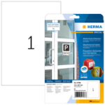 HERMA 10798 self-adhesive label Rectangle Permanent White 20 pc(s)