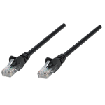 Intellinet Network Patch Cable, Cat6, 1.5m, Black, Copper, S/FTP, LSOH / LSZH, PVC, RJ45, Gold Plated Contacts, Snagless, Booted, Lifetime Warranty, Polybag
